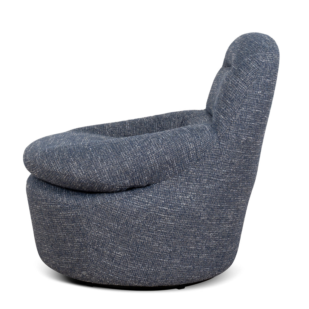 Swivel Ravello Lounge Chair - Prussian Blue