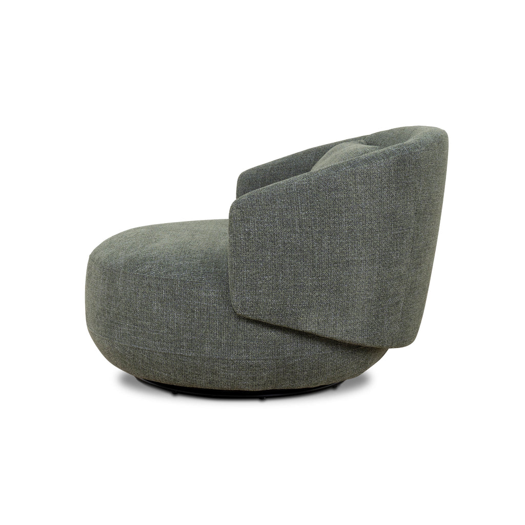 Swivel Armchair - Moss Green