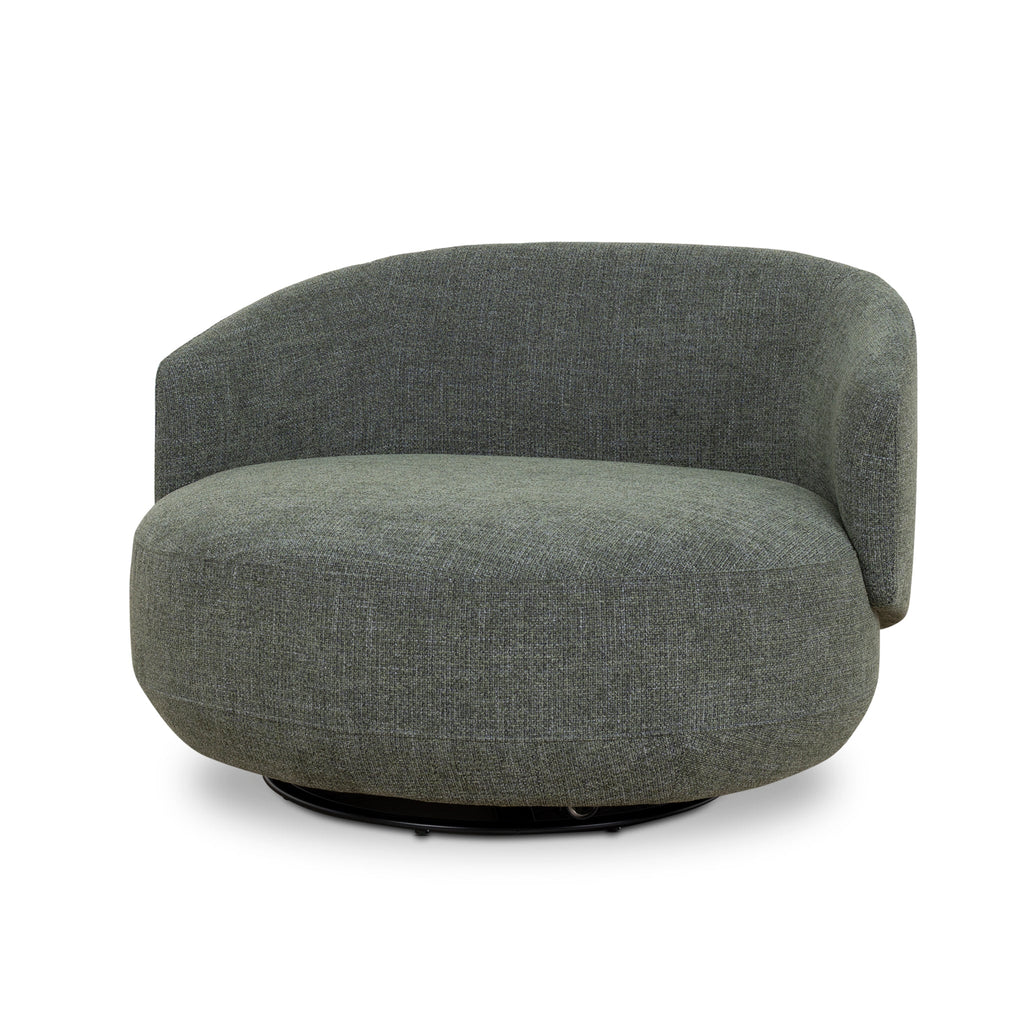 Swivel Armchair - Moss Green