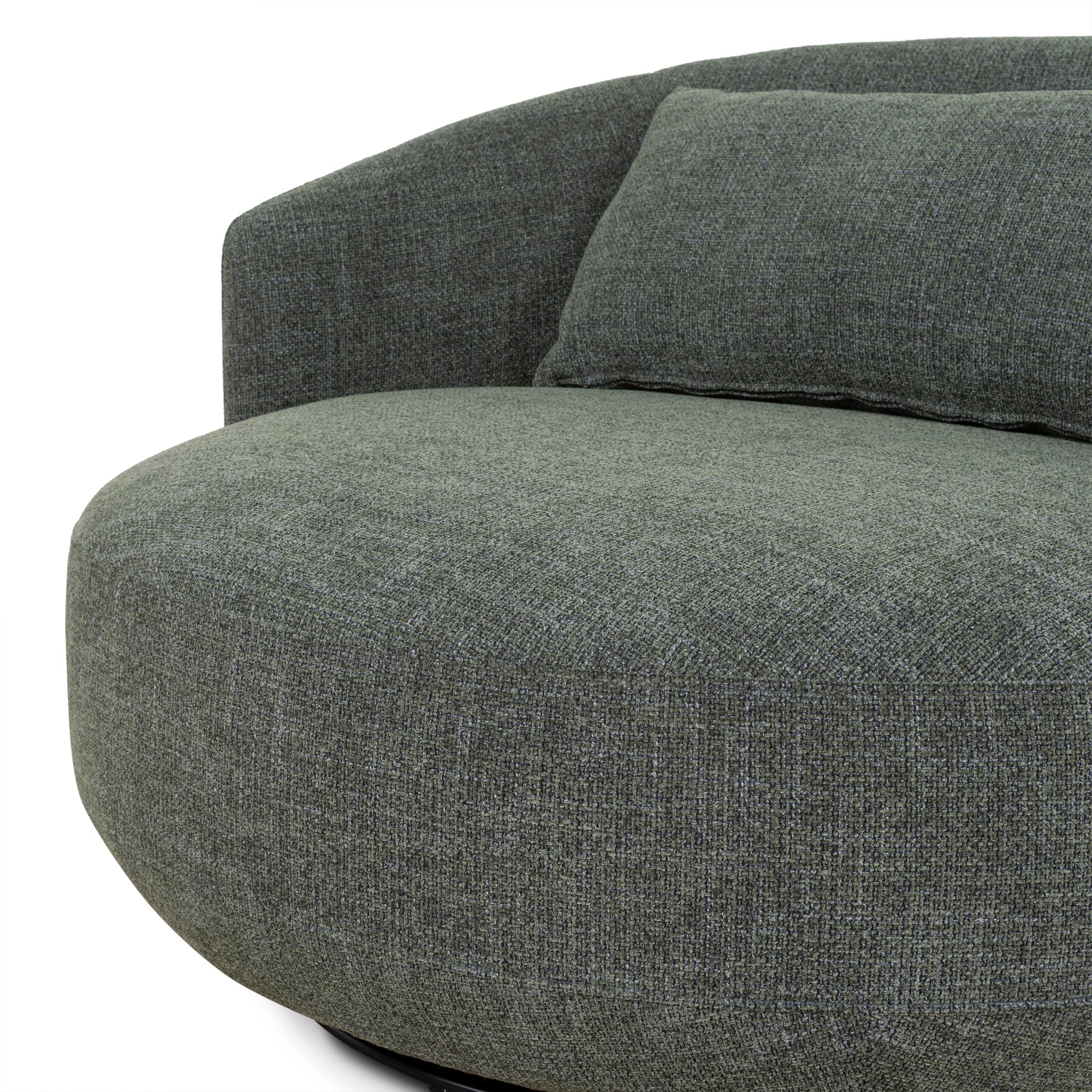 Swivel Armchair - Moss Green