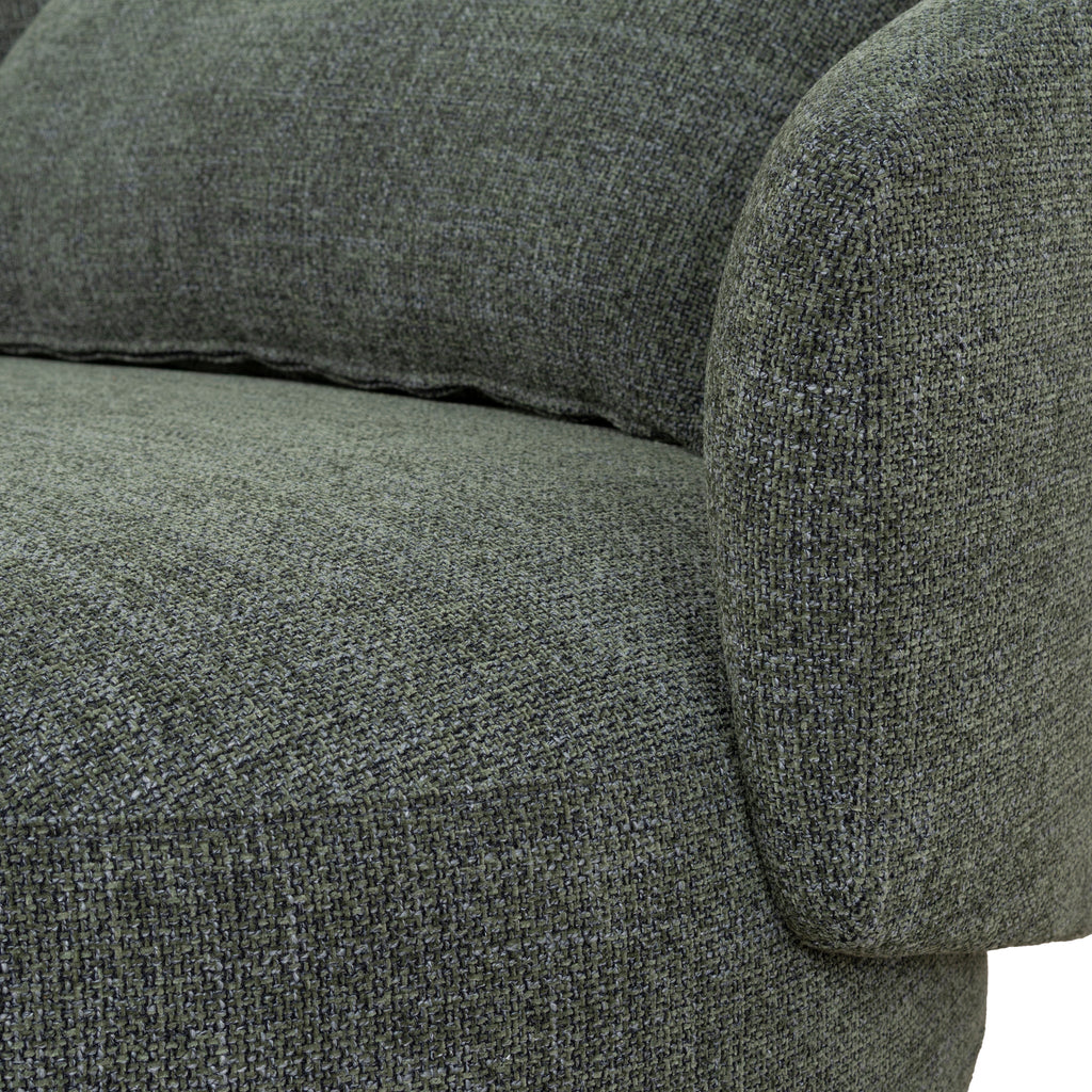 Swivel Armchair - Moss Green
