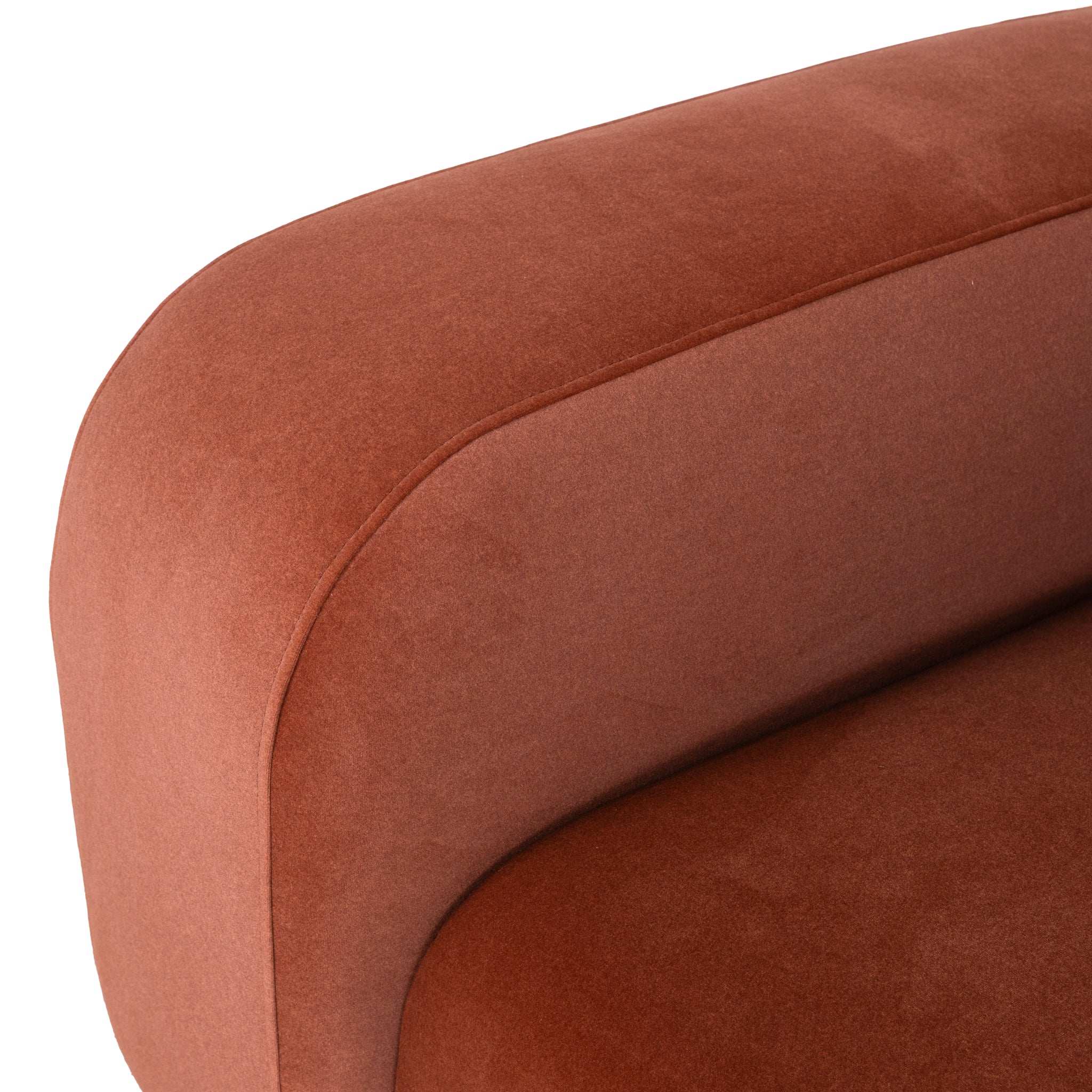 4 Seater Sofa - Burnt Maroon