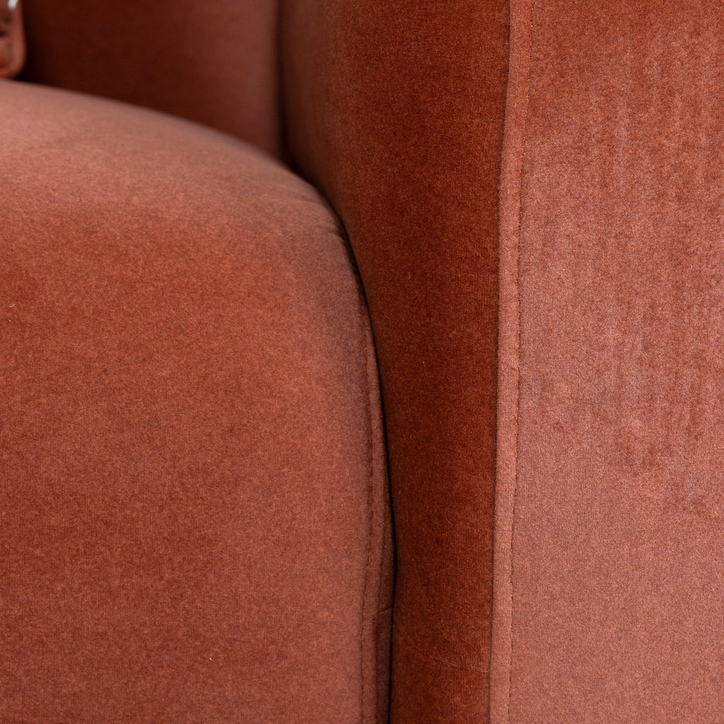4 Seater Sofa - Burnt Maroon