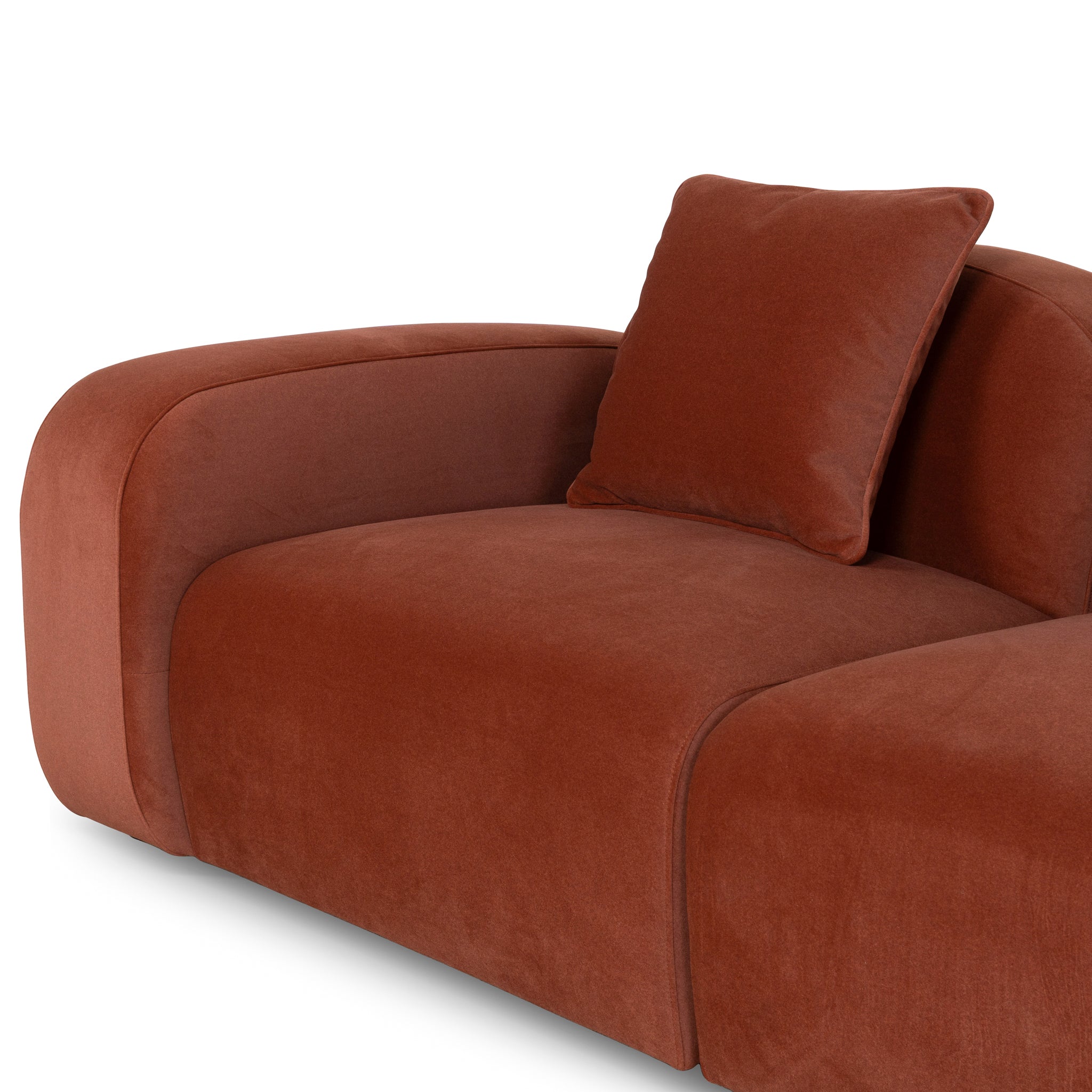 4 Seater Sofa - Burnt Maroon