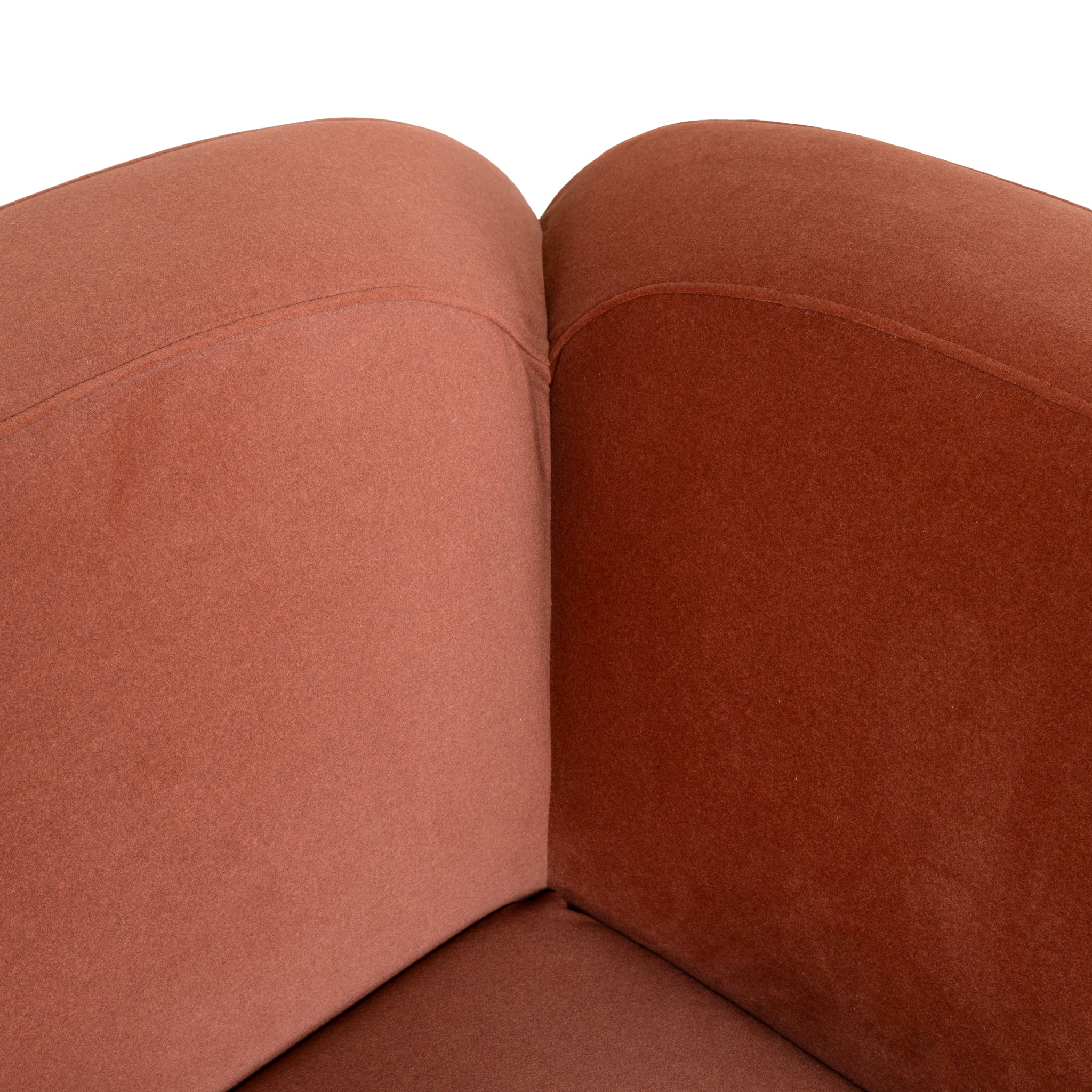 Corner Option for 4 Seater Sofa - Burnt Maroon