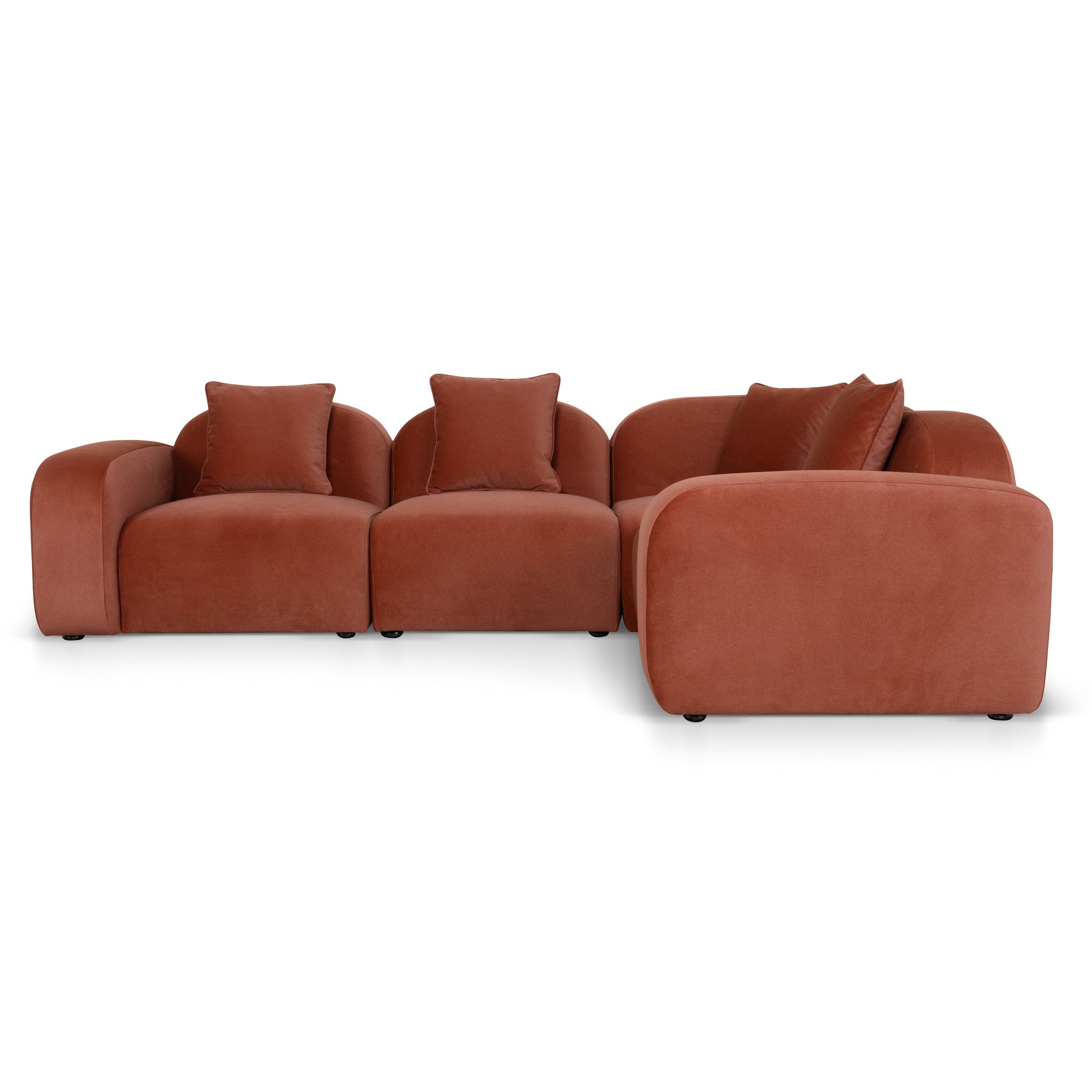 Corner Option for 4 Seater Sofa - Burnt Maroon