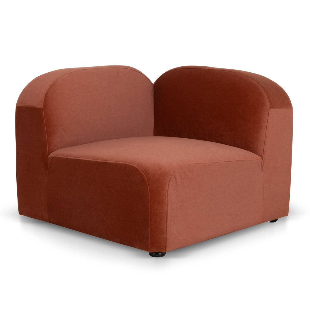 Corner Option for 4 Seater Sofa - Burnt Maroon