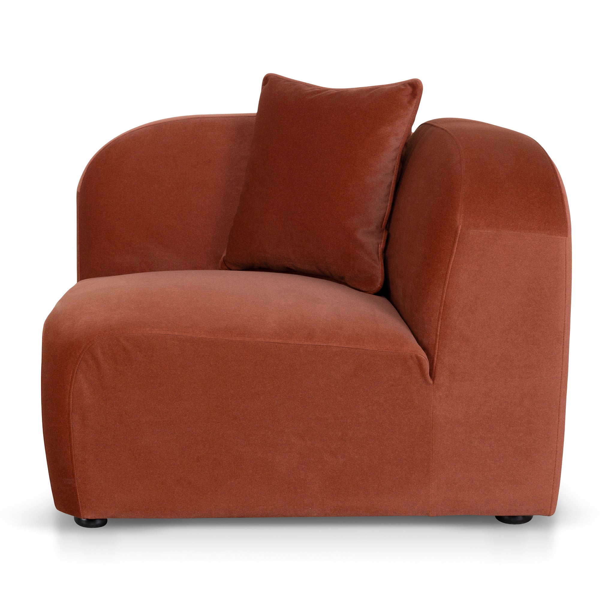 Corner Option for 4 Seater Sofa - Burnt Maroon