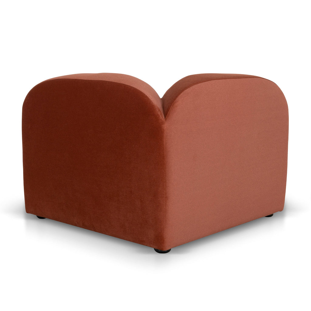 Corner Option for 4 Seater Sofa - Burnt Maroon
