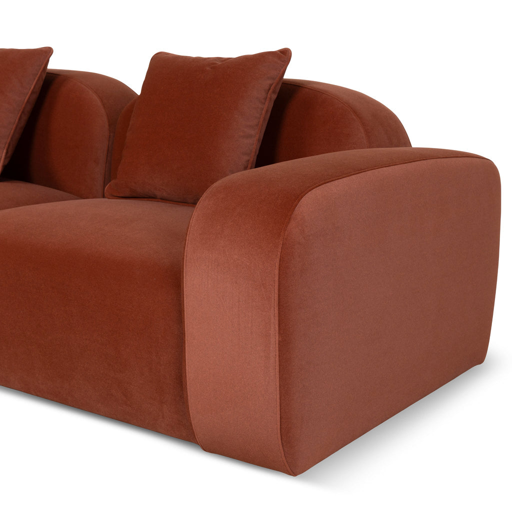 3 Seater Sofa - Burnt Maroon