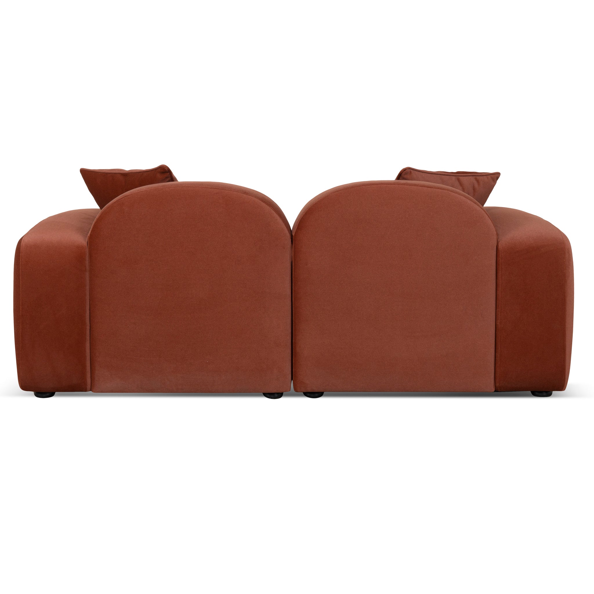 2 Seater Sofa - Burnt Maroon