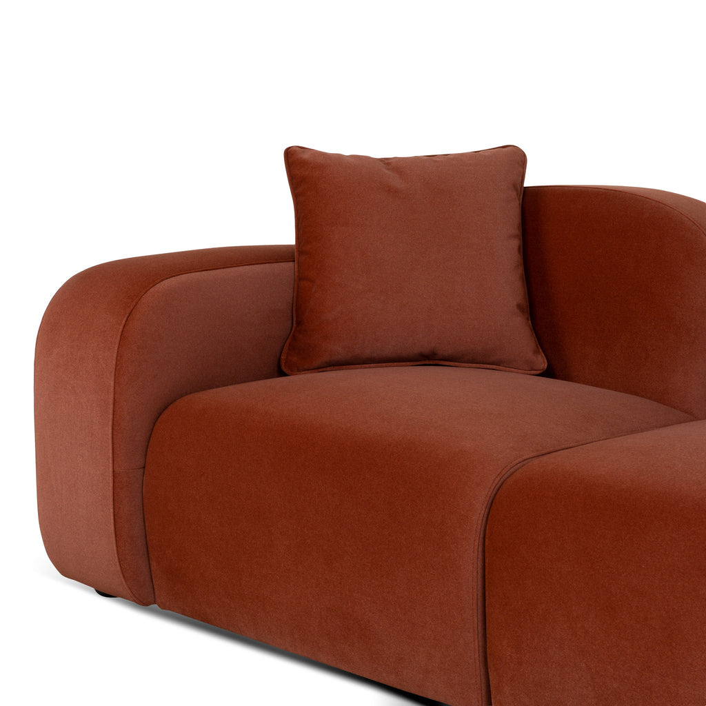 2 Seater Sofa - Burnt Maroon