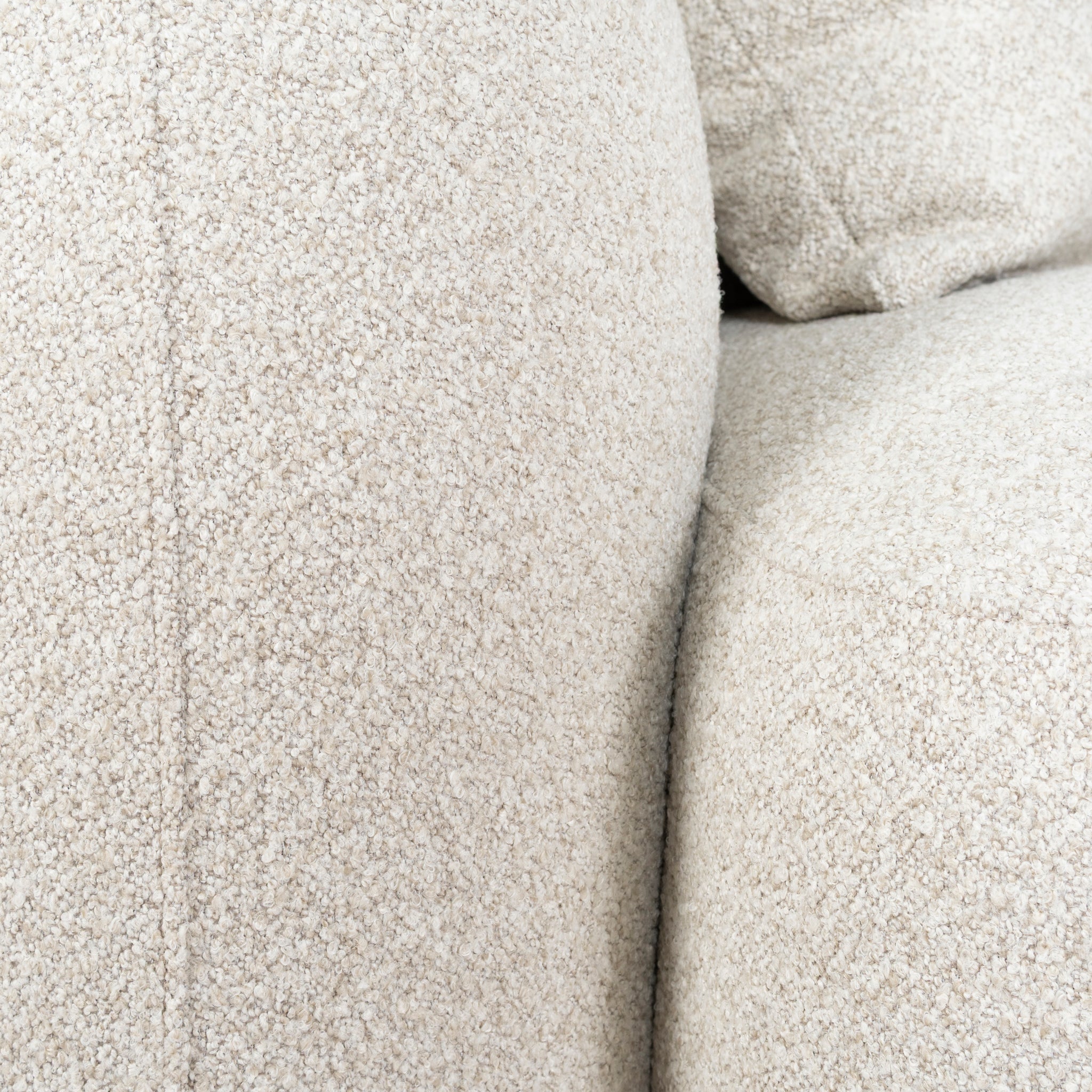 3 Seater Right Chaise Sofa - Oatmeal Beige