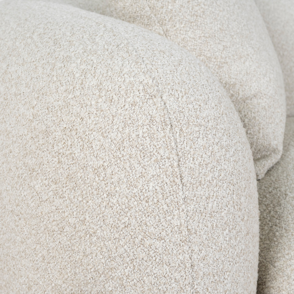 3 Seater Right Chaise Sofa - Oatmeal Beige
