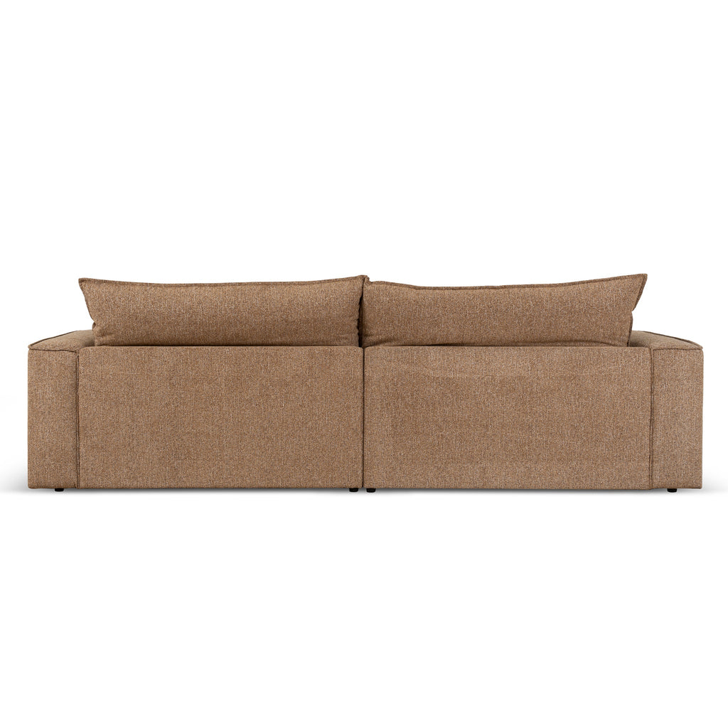 3 Seater Fabric Sofa - Almond Brown