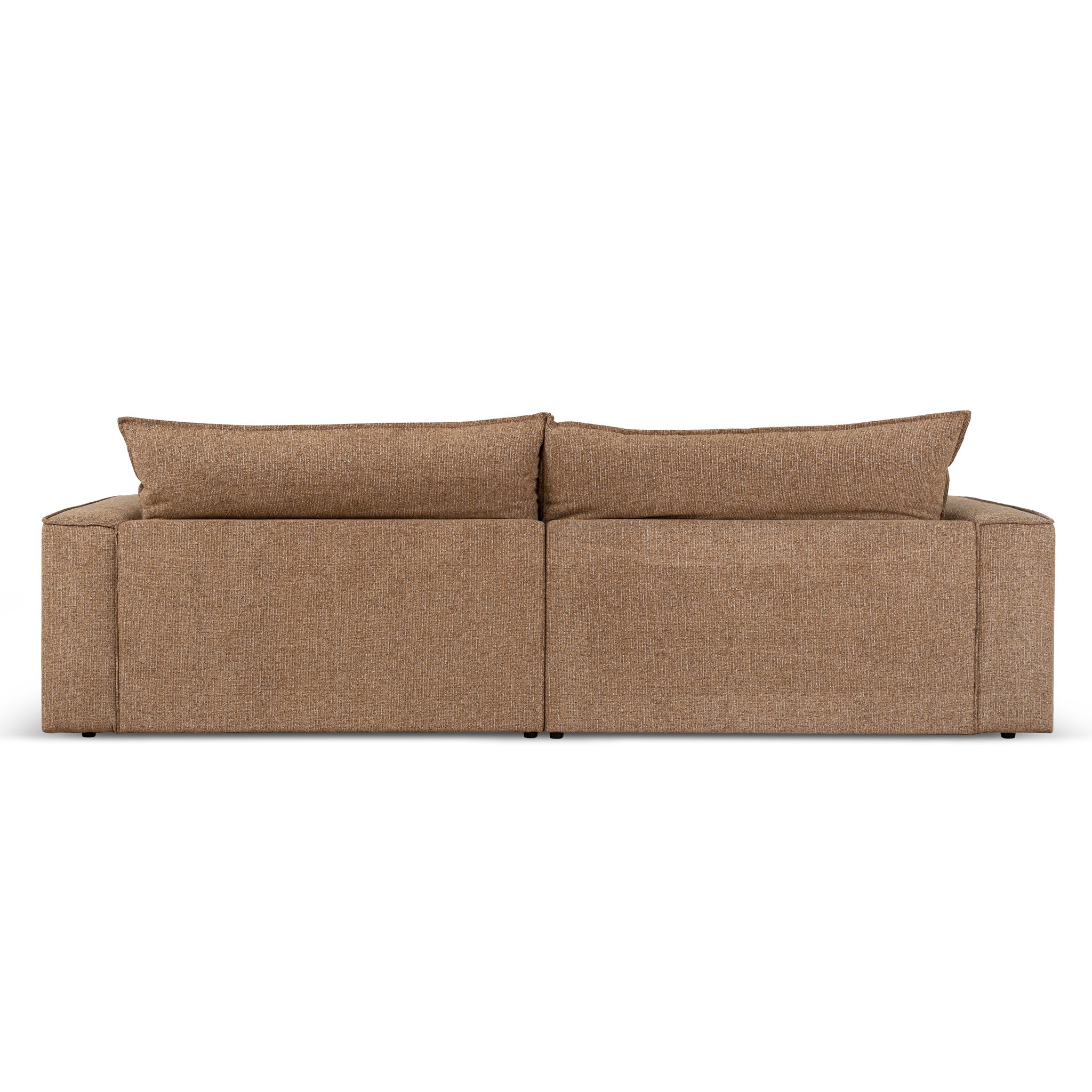 3 Seater Fabric Sofa - Almond Brown