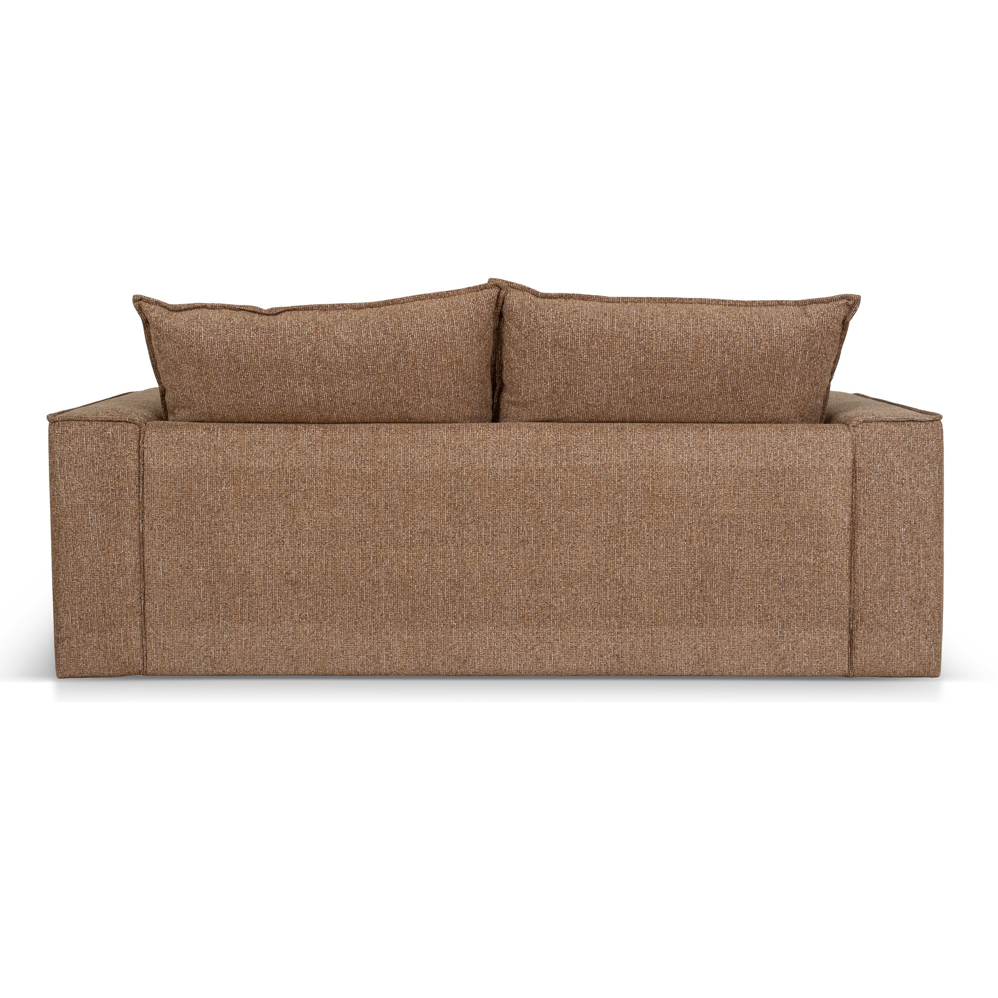 2 Seater Fabric Sofa - Almond Brown