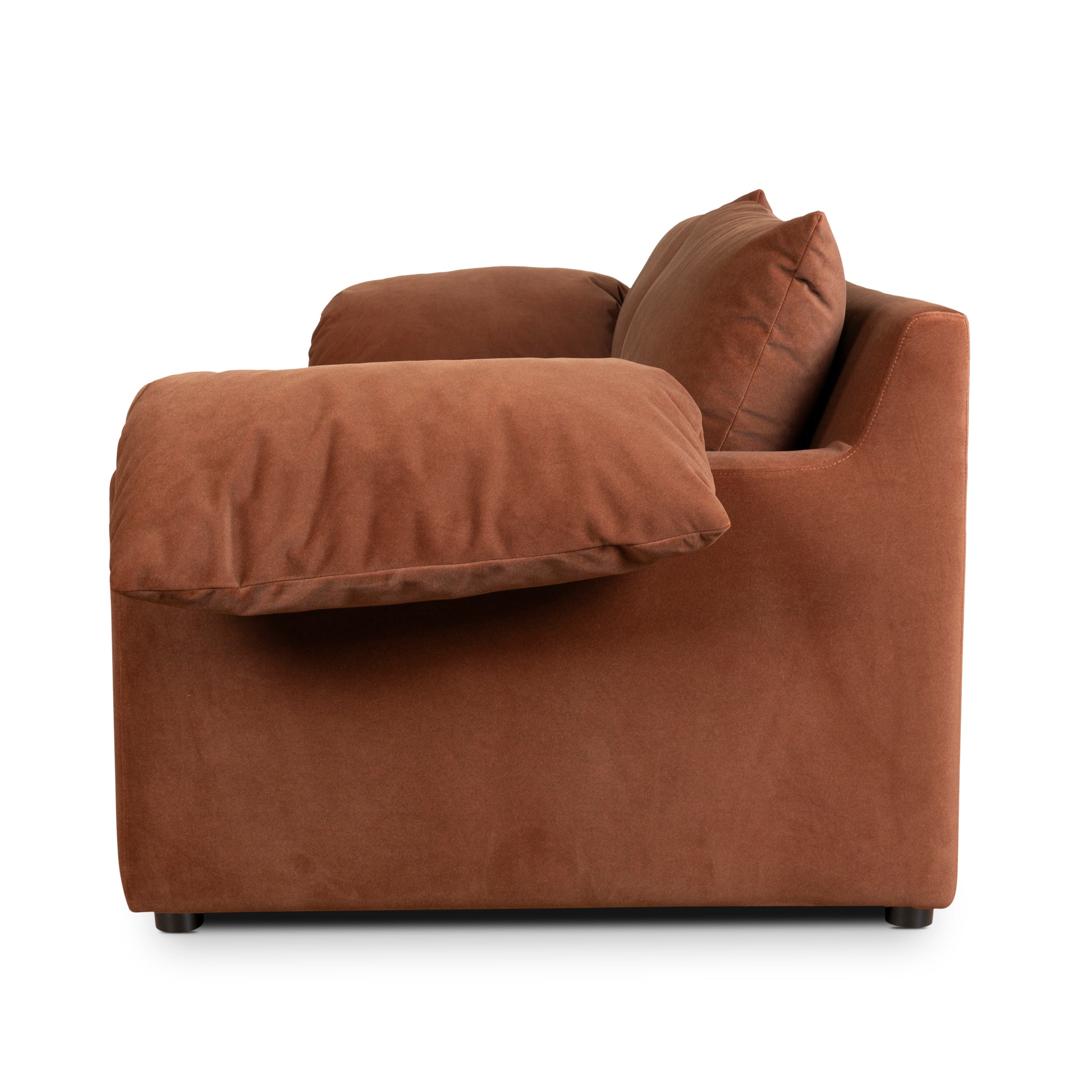 3 Seater Sofa - Burnt Brown