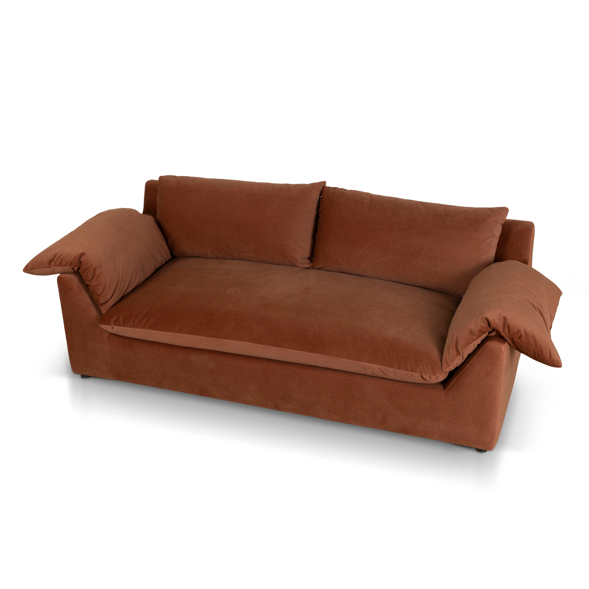 3 Seater Sofa - Burnt Brown