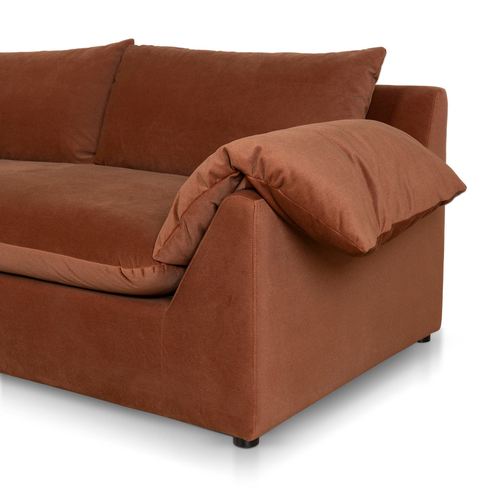3 Seater Sofa - Burnt Brown