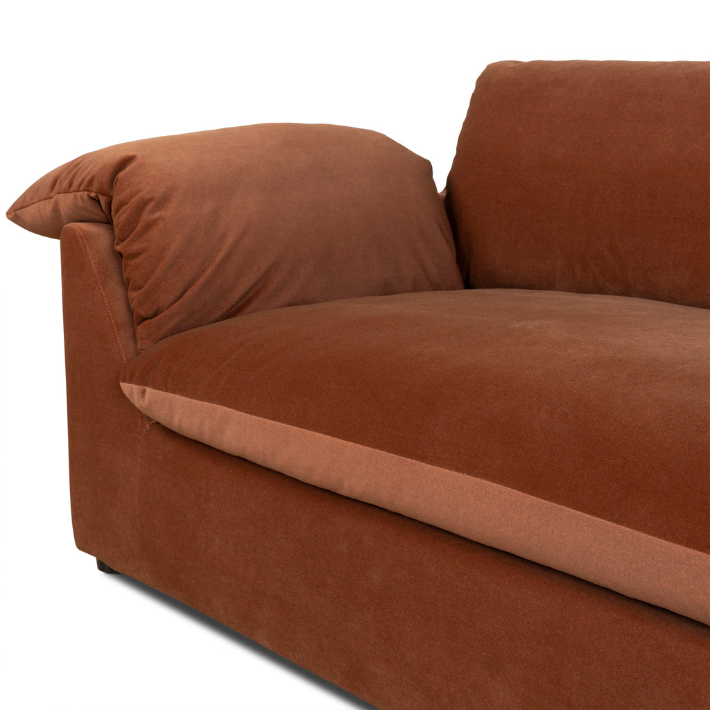 3 Seater Sofa - Burnt Brown