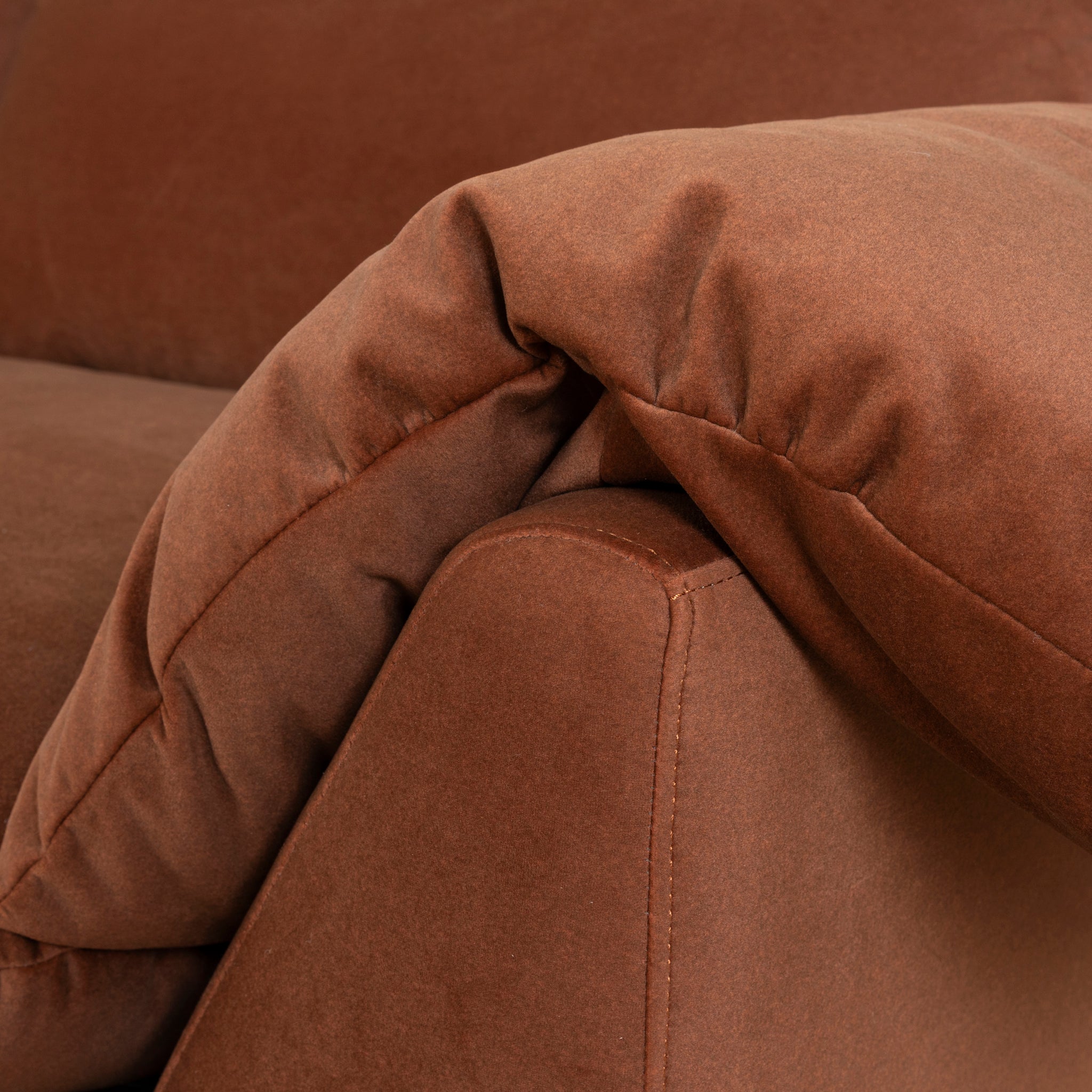 3 Seater Sofa - Burnt Brown