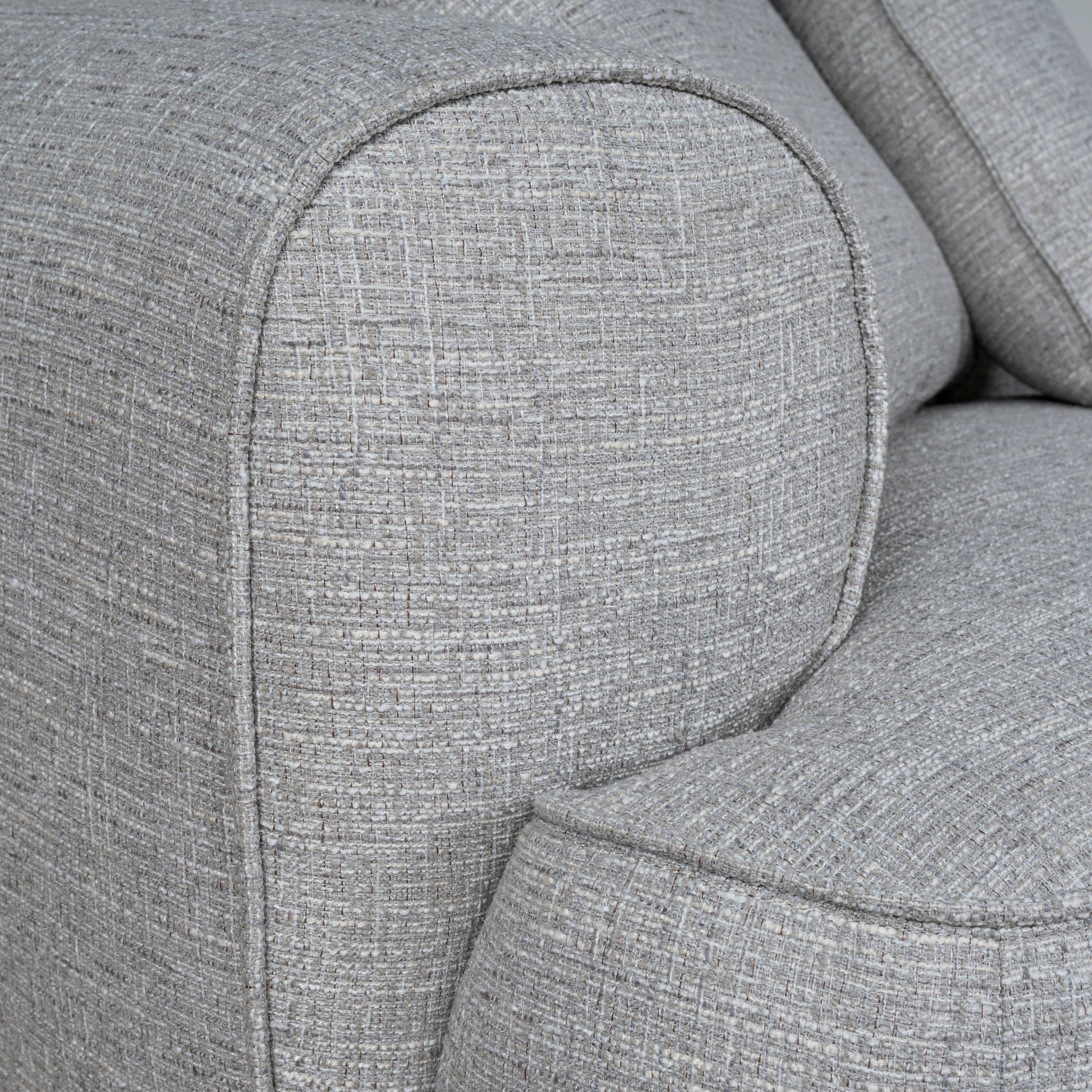 Right Chaise Sofa - Chrome Grey