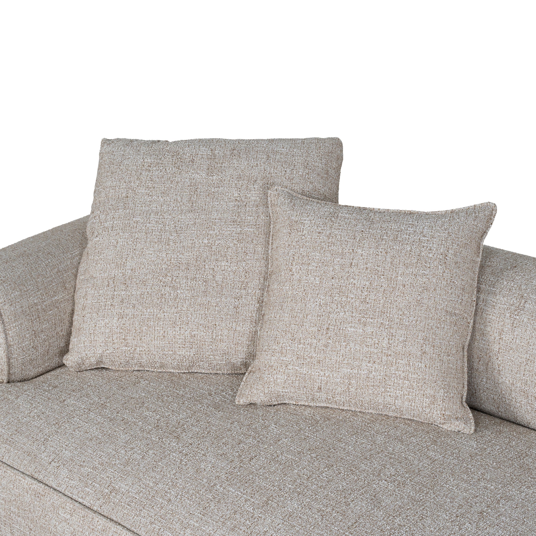 Right Chaise Sofa - Pale Beige