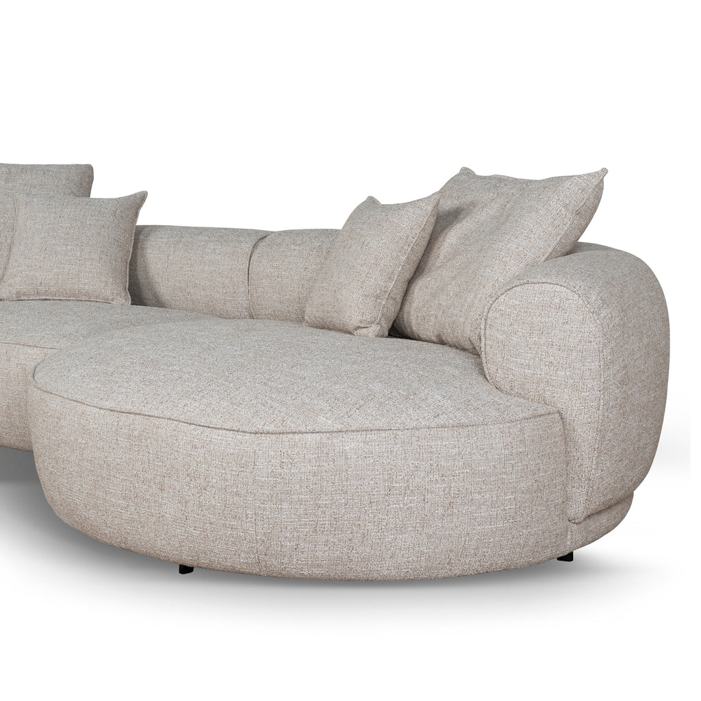 Right Chaise Sofa - Pale Beige