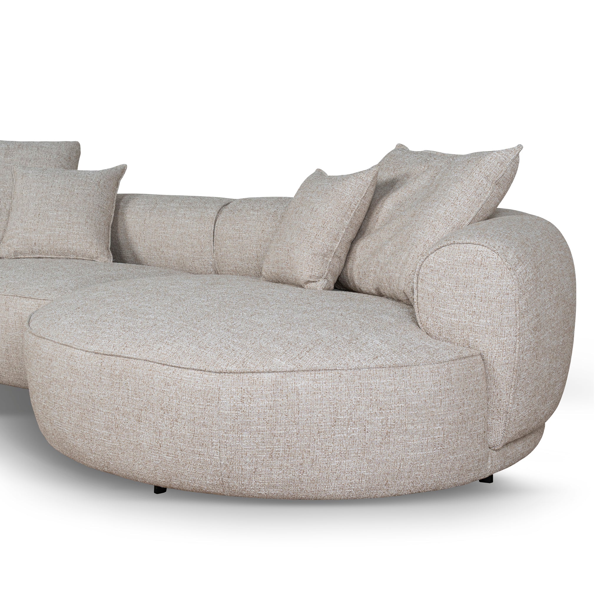 Right Chaise Sofa - Pale Beige