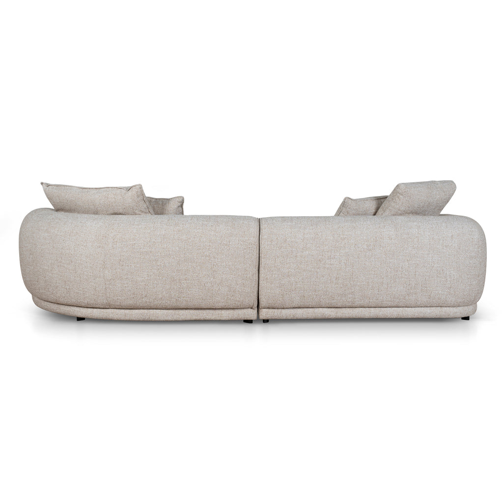 Right Chaise Sofa - Pale Beige
