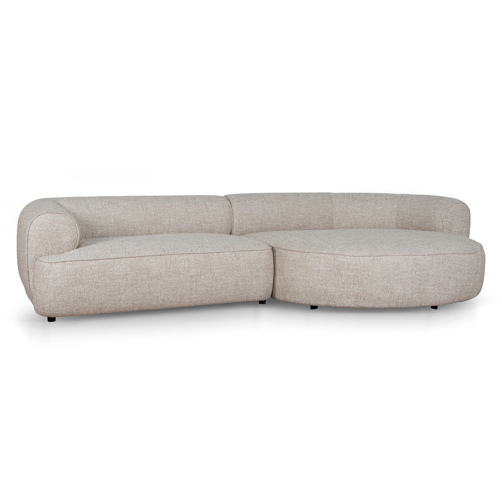 Right Chaise Sofa - Pale Beige
