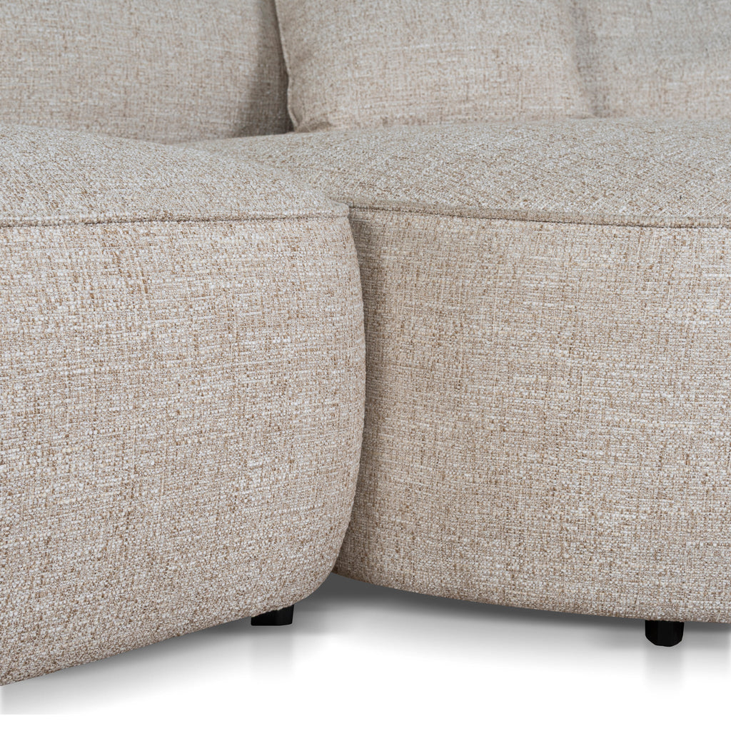 Right Chaise Sofa - Pale Beige