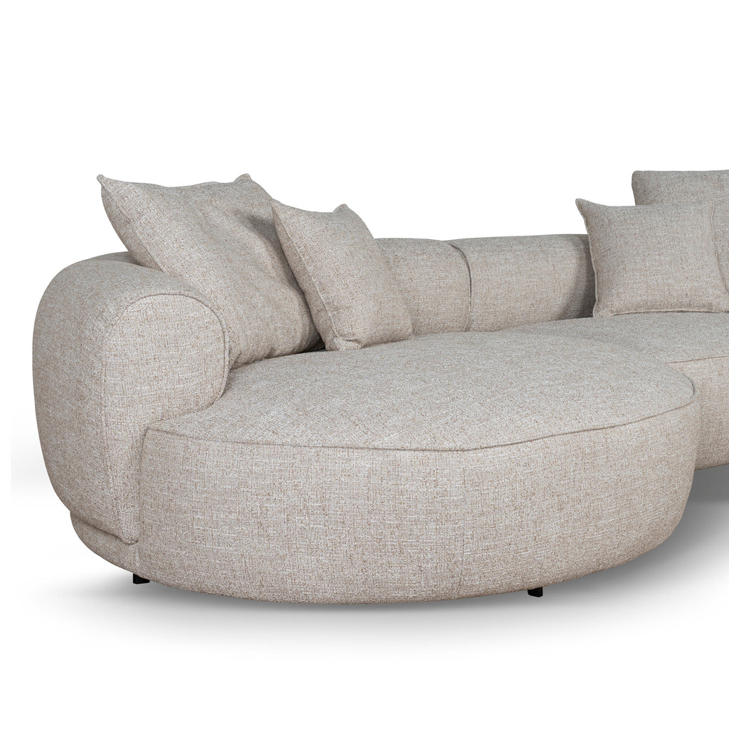 Left Chaise Sofa - Pale Beige