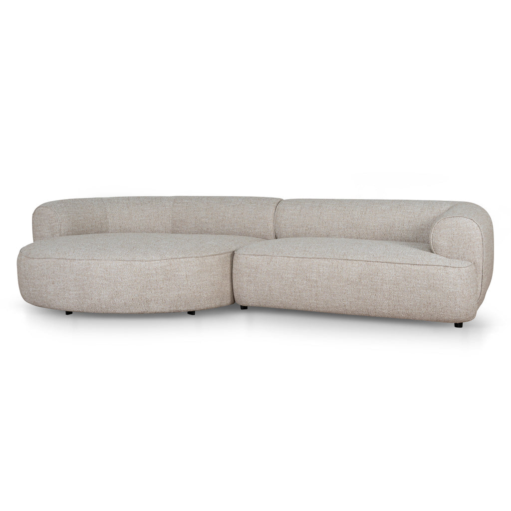 Left Chaise Sofa - Pale Beige