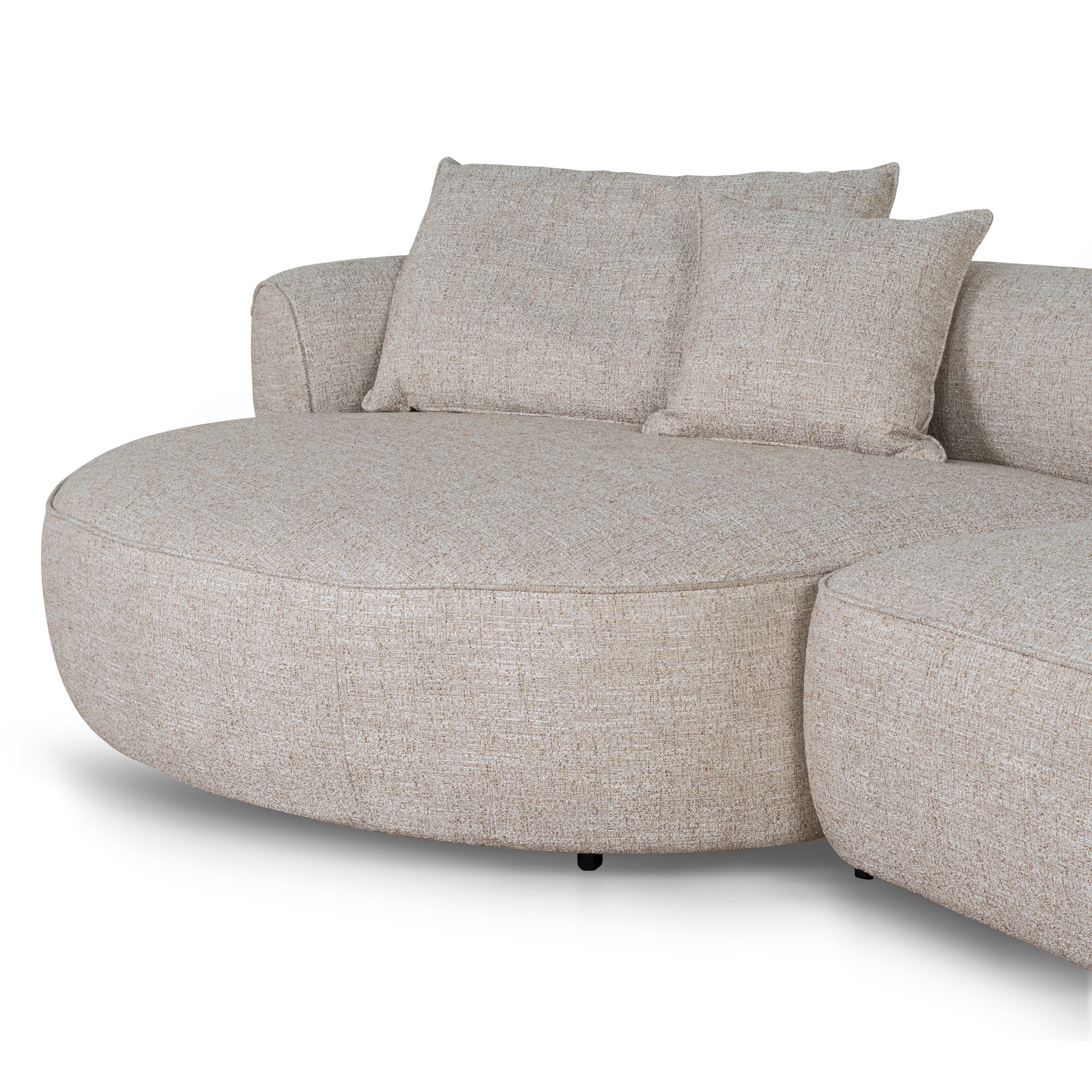 Left Chaise Sofa - Pale Beige