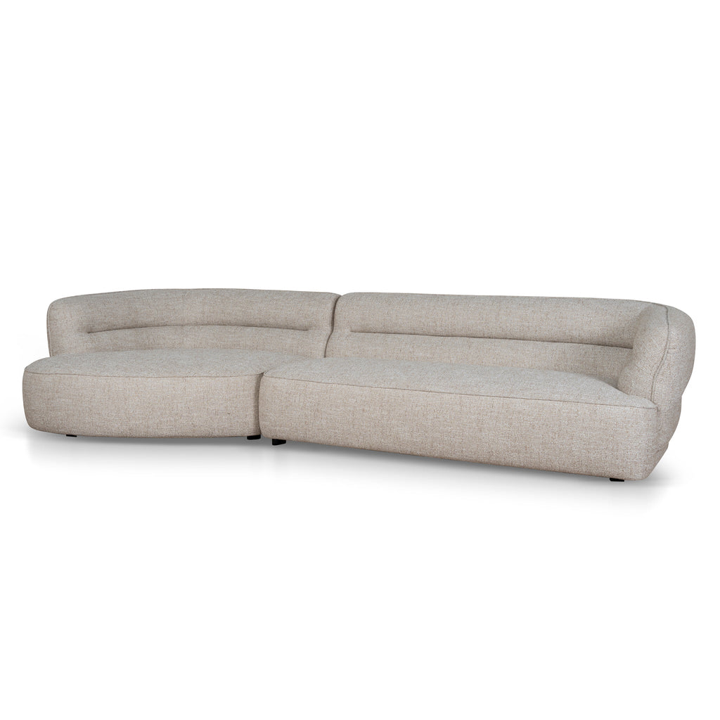 Left Chaise Sofa - Pale Beige