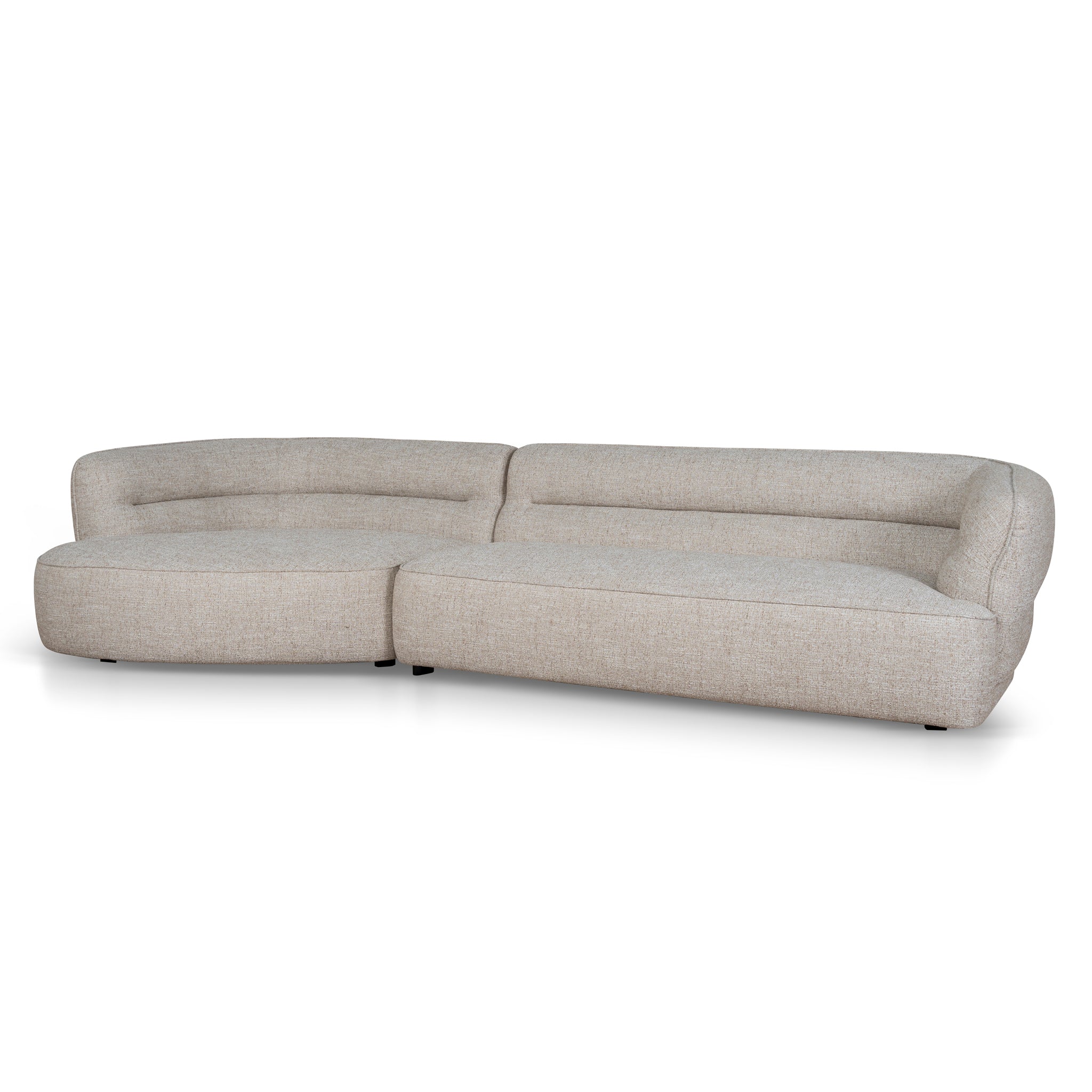 Left Chaise Sofa - Pale Beige