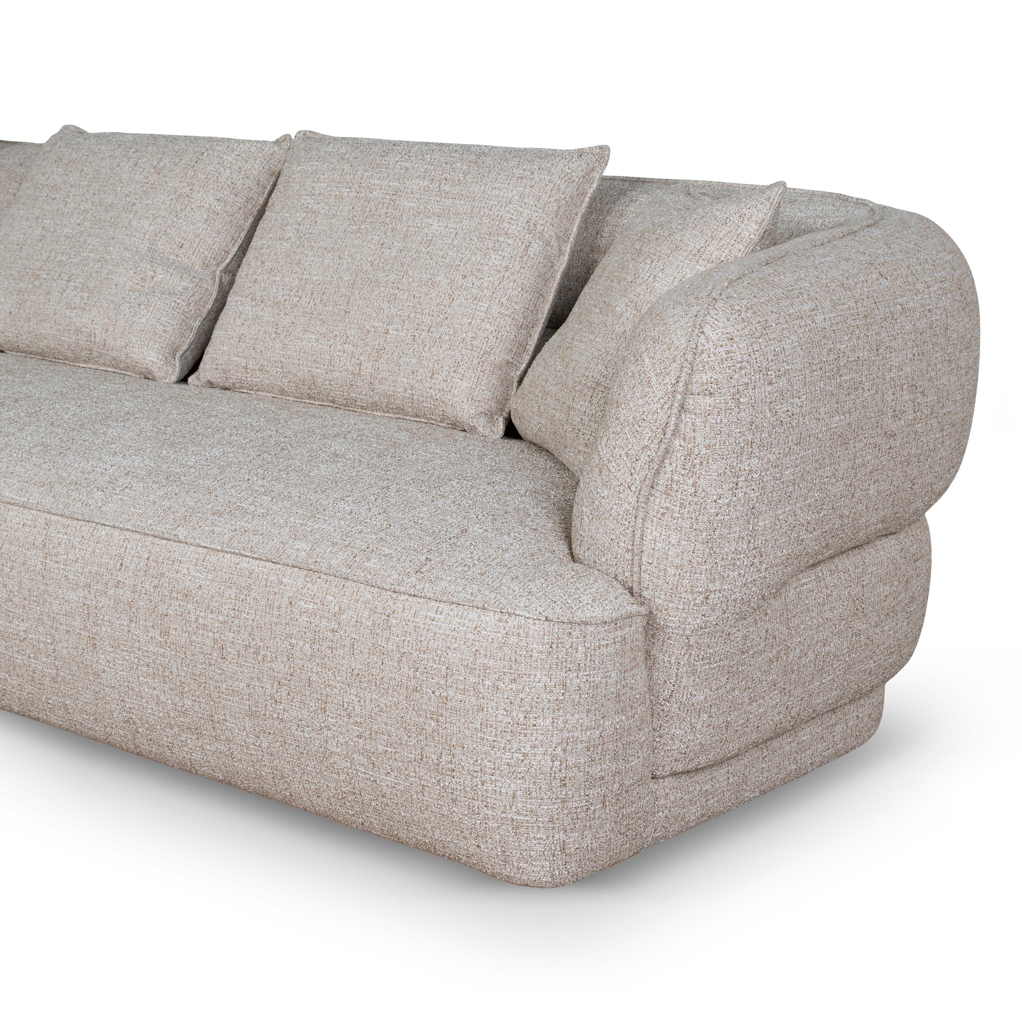 Left Chaise Sofa - Pale Beige