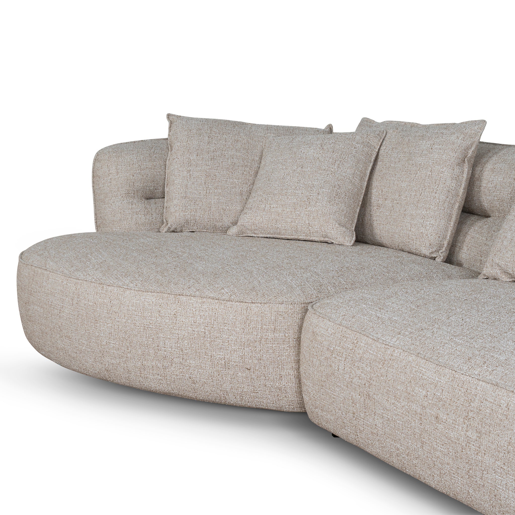 Left Chaise Sofa - Pale Beige