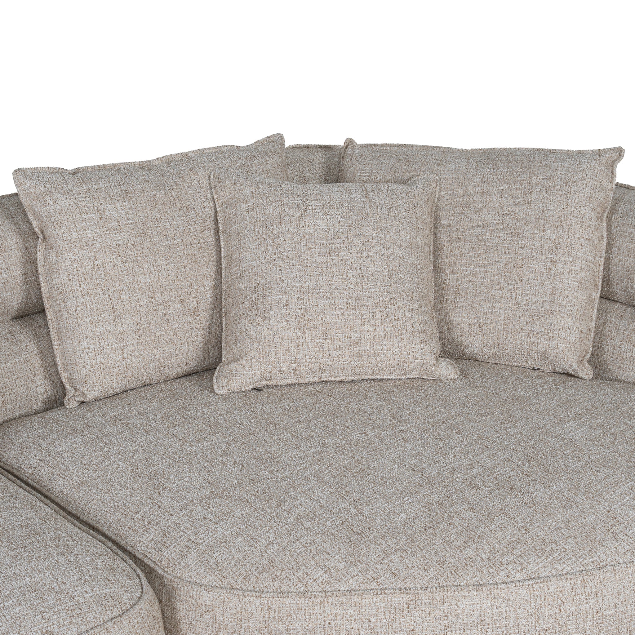 Right Chaise Sofa - Pale Beige
