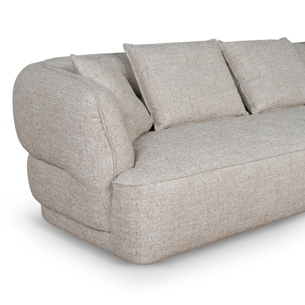 Right Chaise Sofa - Pale Beige