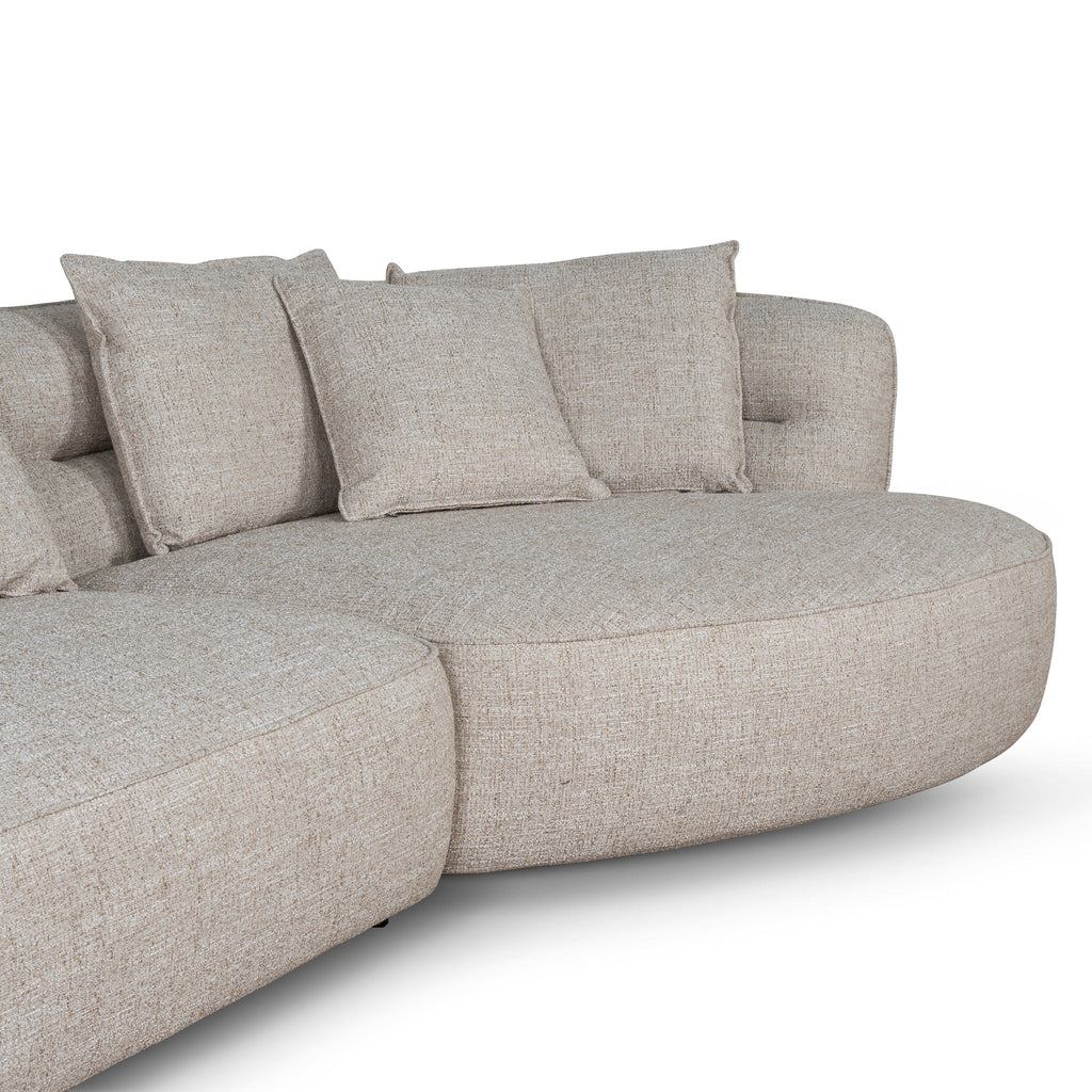 Right Chaise Sofa - Pale Beige