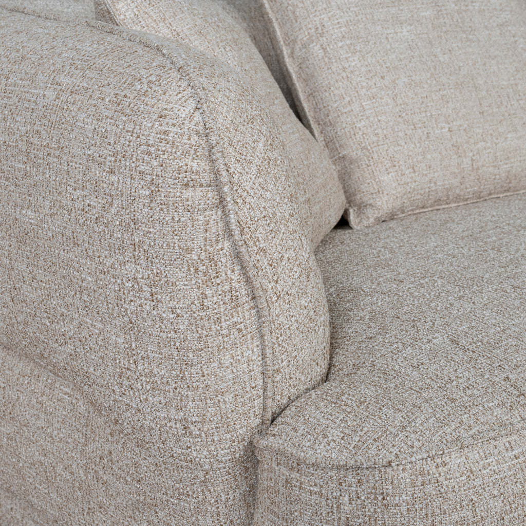 Right Chaise Sofa - Pale Beige