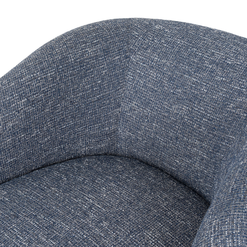 Swivel Armchair - Prussian Blue