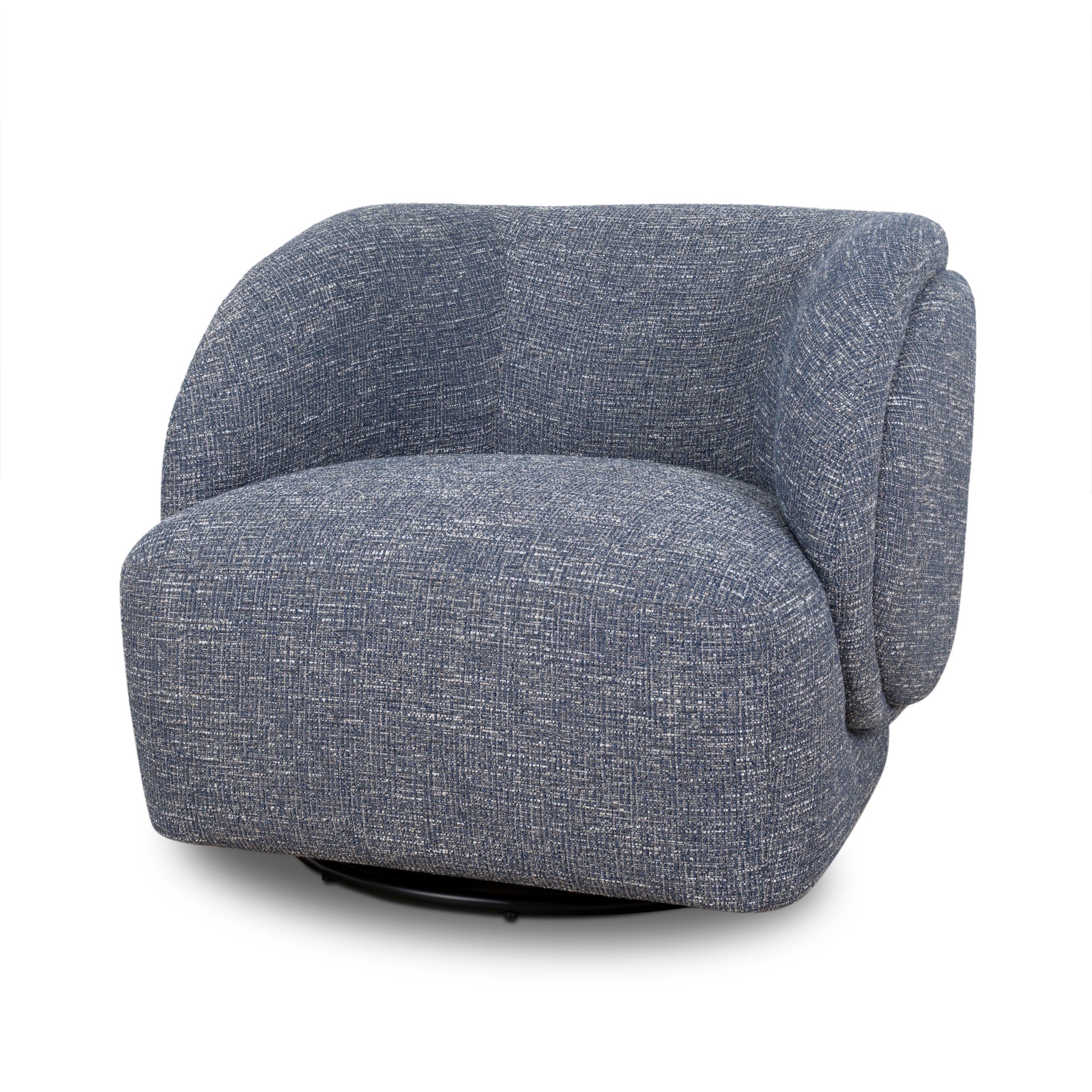 Swivel Armchair - Prussian Blue