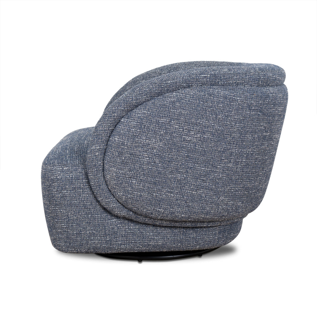 Swivel Armchair - Prussian Blue