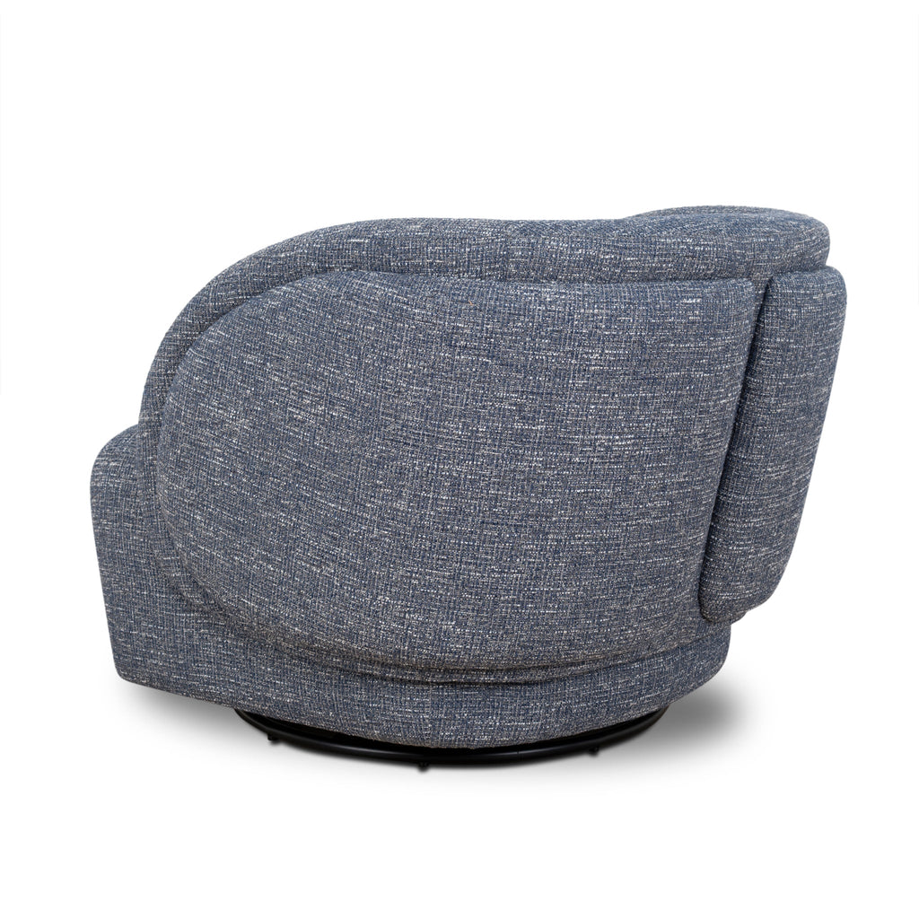 Swivel Armchair - Prussian Blue