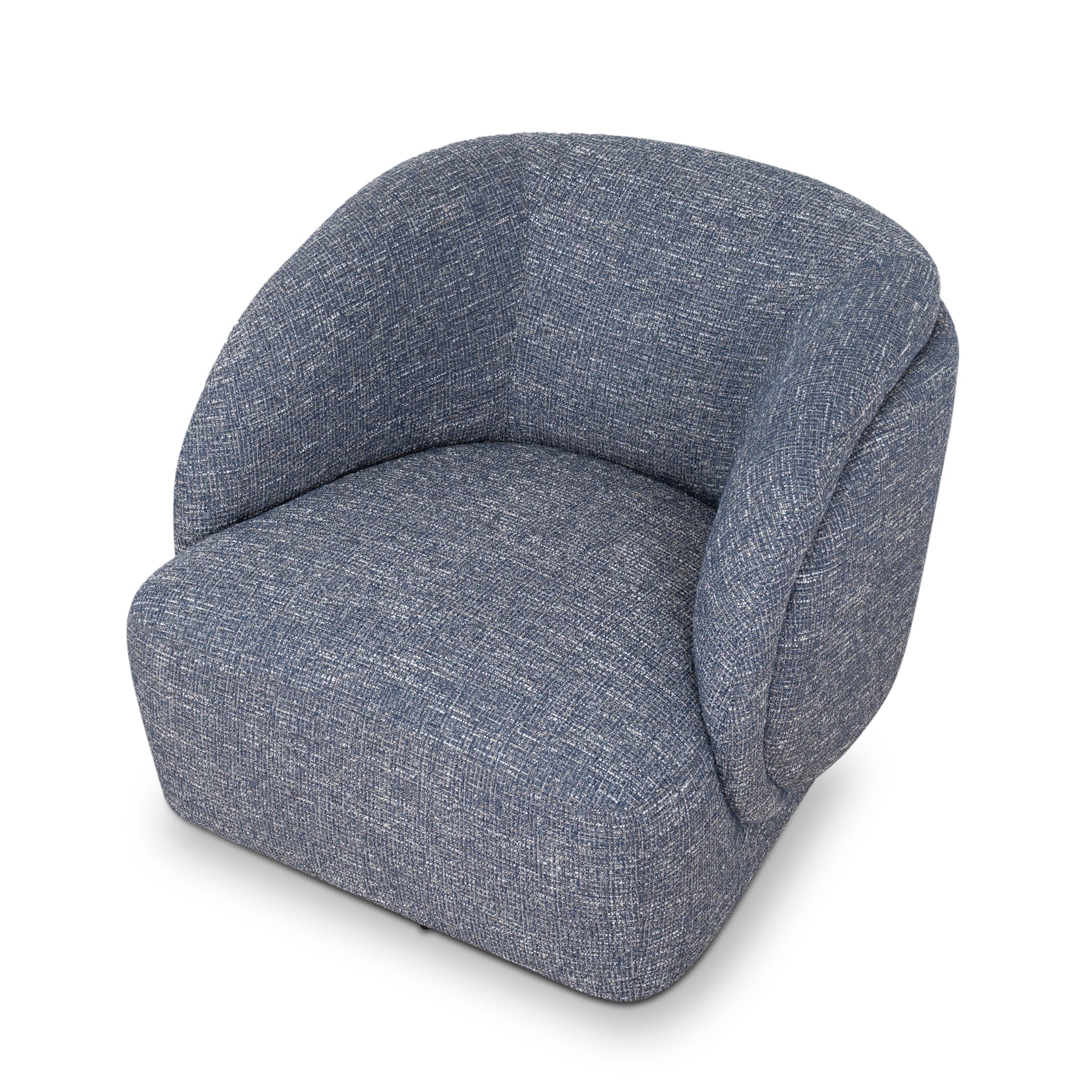 Swivel Armchair - Prussian Blue