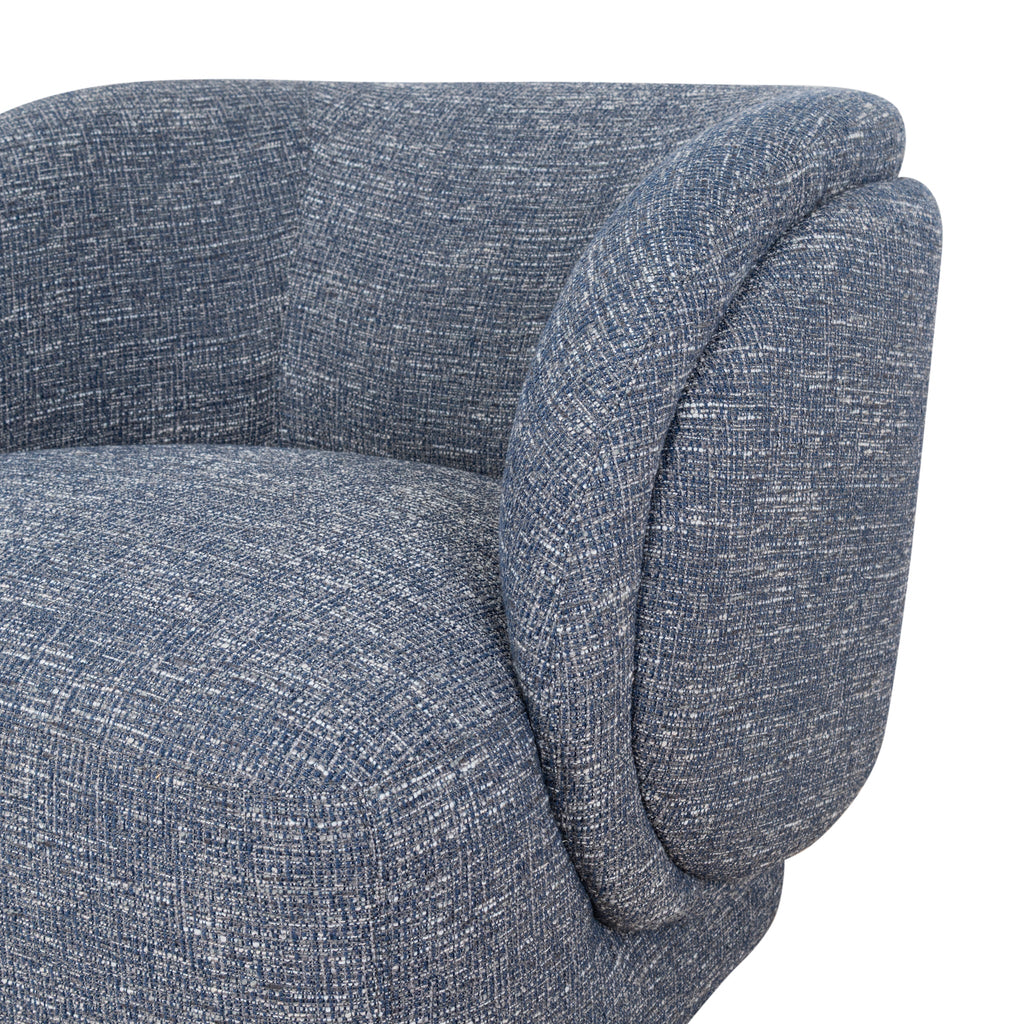 Swivel Armchair - Prussian Blue